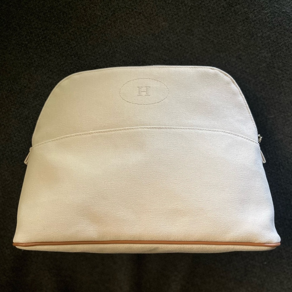 Brand New - Hermes Boldie Case - Large Size - Natural Straw color